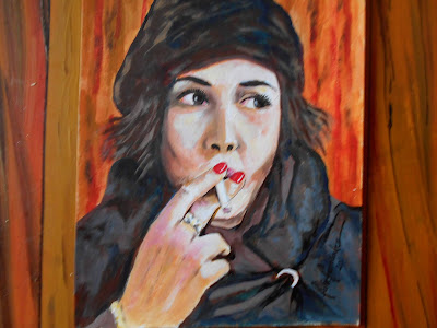 RETRATOS EN ACRÍLICO  ( 30 x 40 cms )   50 euros, cada uno